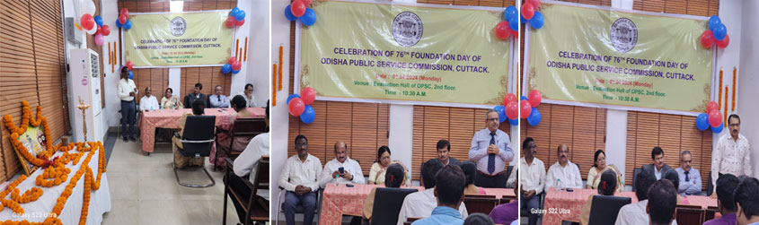 Celebration of 76th Foundation Day of Odisha  Public Service Commission