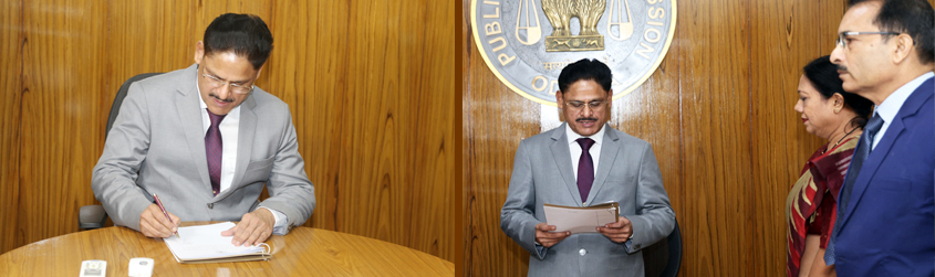 Swearing-in Ceremony of Shri Arun Kumar Sarangi, IPS (Retd.) as Chairman of Odisha Public Service Commission on 08.10.2024